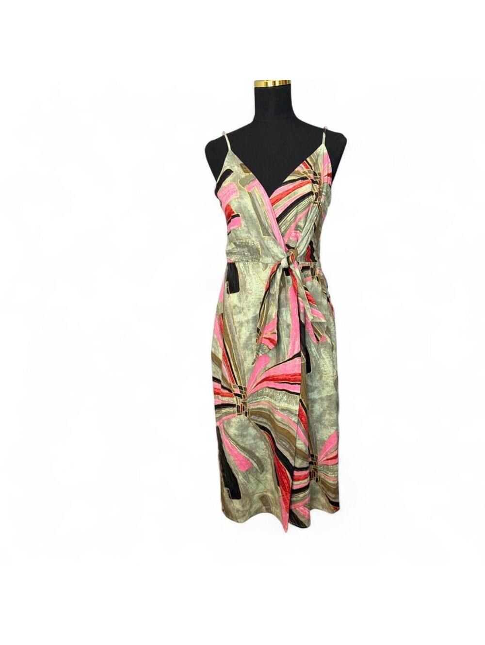 NWT Jason Wu Women's Art Deco Linen Dress size 6